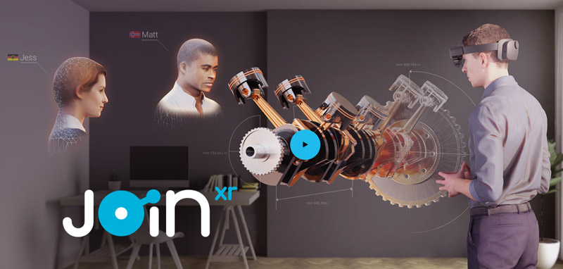 协作平台JoinXR基于HoloLens 2带来数字孪生和全息会议解决方案