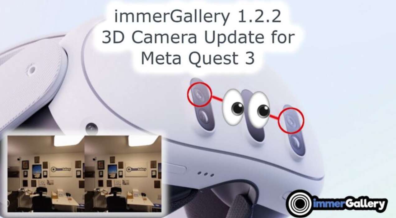 这个应用可以将你的Meta Quest 3变成3D相机