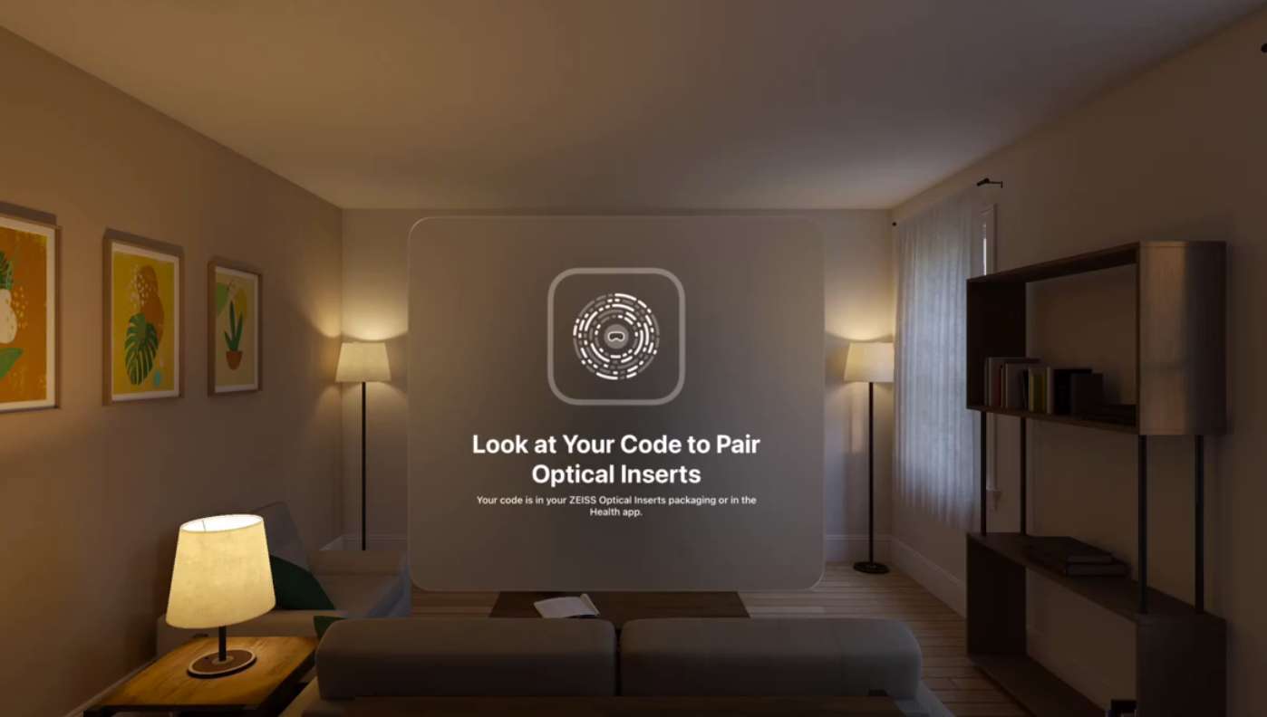 开发者分享蔡司光学插片与Apple Vision Pro的配对过程
