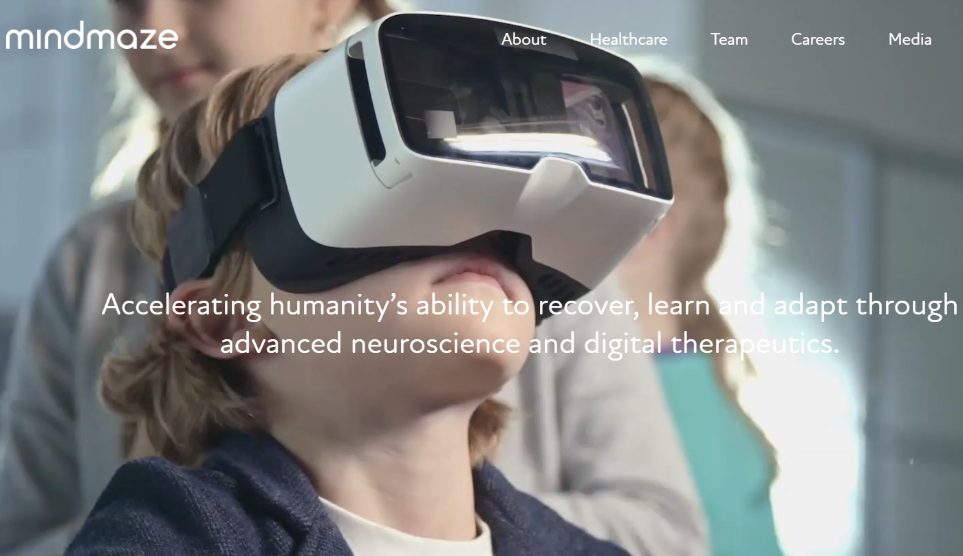 VR中风医疗MindMaze将通过SPAC方式上市美国纳斯达克