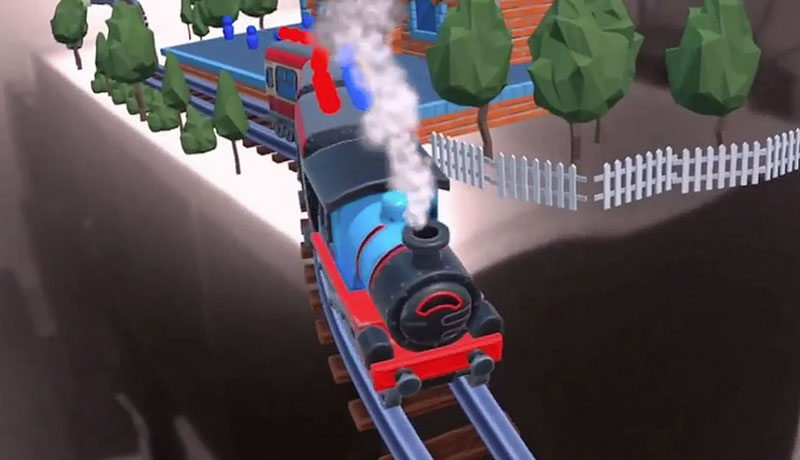 开发者基于Quest 2透视开发有趣MR游戏《Infinite Trainset》