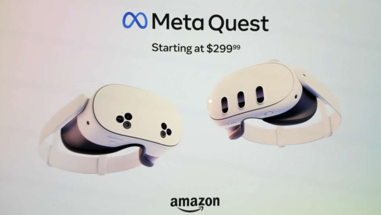 亚马逊广告显示Meta Quest 3S起价299.99美元