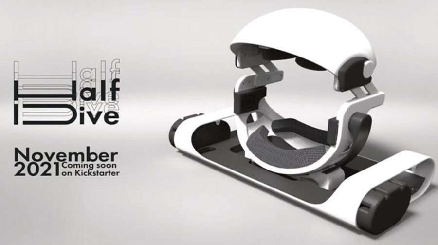 日本Diver-X发布支持“躺平”的VR头显HalfDive，躺床上玩VR