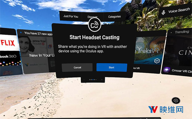 Oculus Go更新：新增Casting广播，万圣节特辑和举报功能