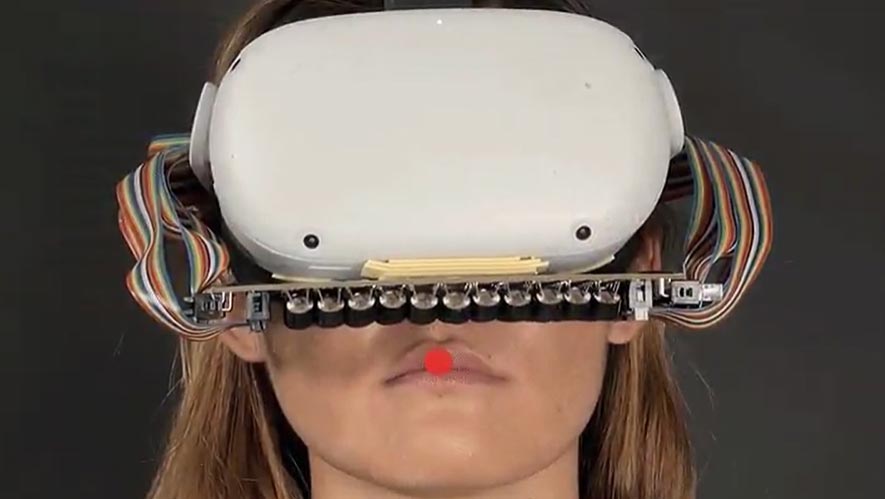 可以VR接吻了？研究员用超声波为VR头显用户提供口腔触觉体验