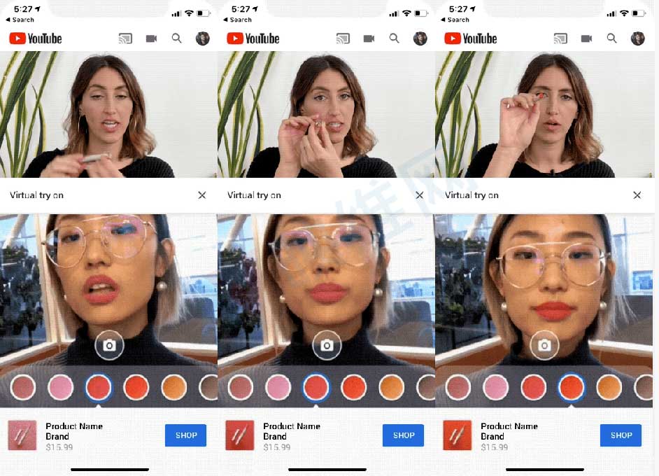 谷歌正式推出AR广告解决方案、YouTube AR美妆