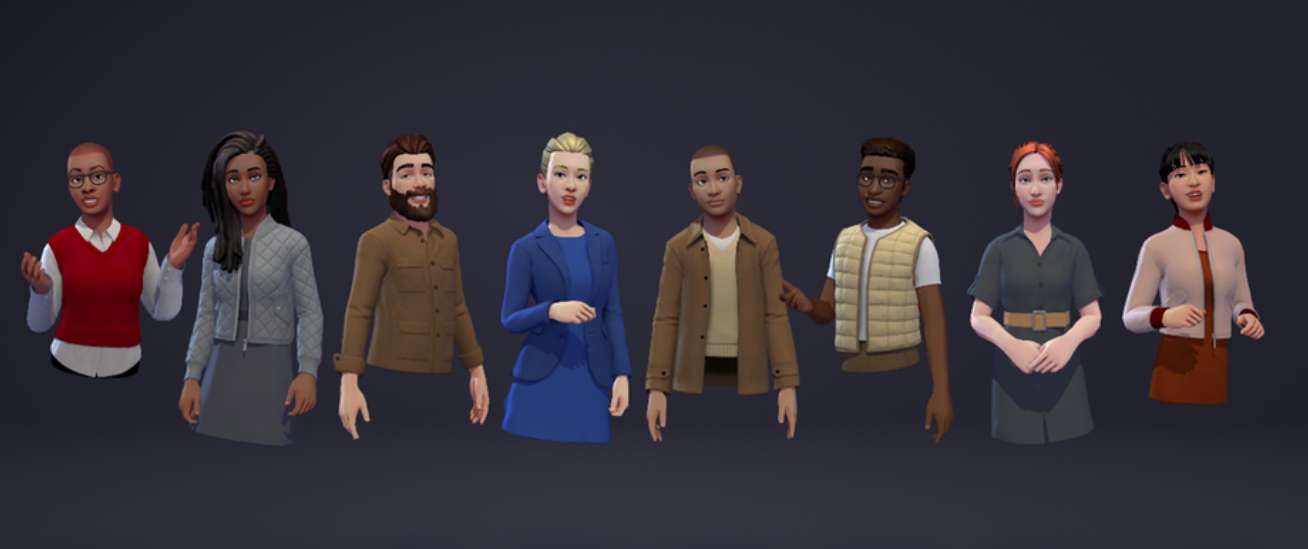 微软宣布 Mesh in Teams 增加 AI 功能，实现更逼真Avatar