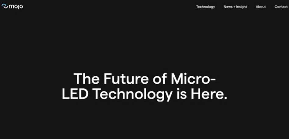 Micro-LED厂商Mojo Vision完成4350万美元A轮融资