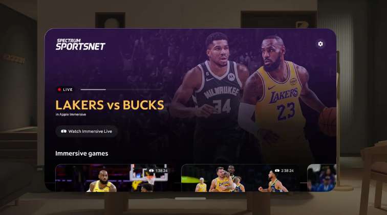 Vision Pro的NBA直播初体验，沉浸式前排观赛的惊喜与遗憾