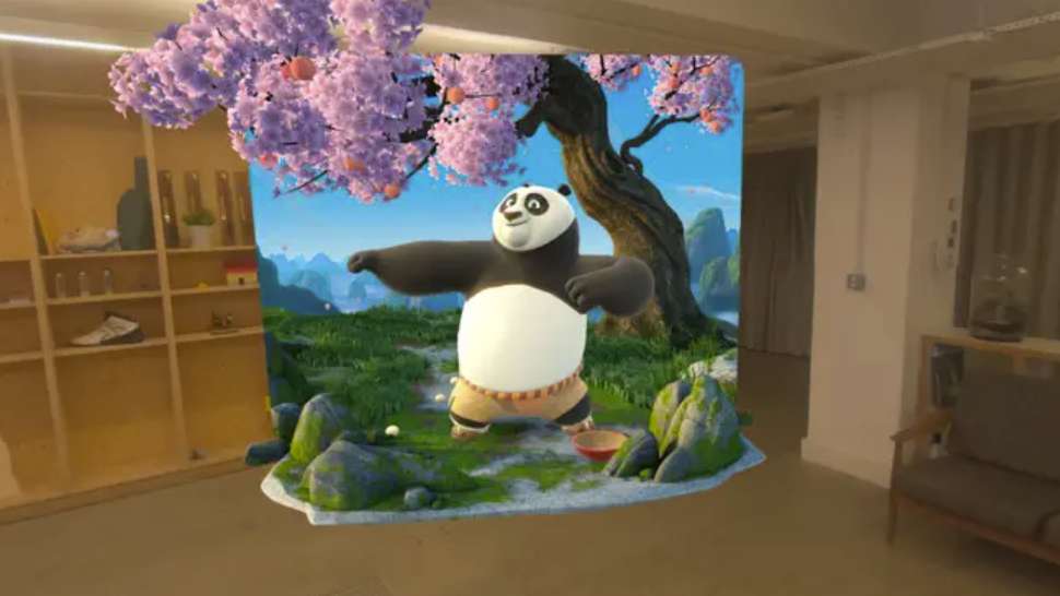 Nexus为Vision Pro开发《功夫熊猫》混合现实冥想应用