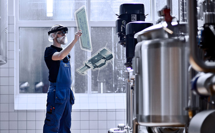 乳品巨头阿尔乐用HoloLens 2混合现实技术进行全球工厂的生产维护