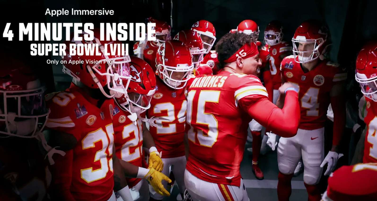 苹果为Vision Pro发布NFL超级碗沉浸式视频