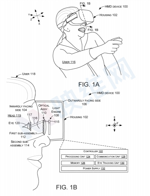 微软专利提出双面光学元件，实现大视场、高分辨率AR/VR头显