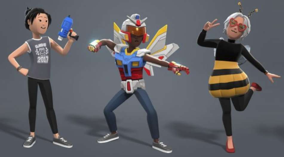 AR/VR元宇宙社交应用Rec Room推出全身Avatar选项
