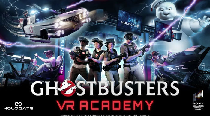 索尼为线下LBE VR带来捉鬼敢死队 IP系列游戏《Ghostbusters VR Academy》