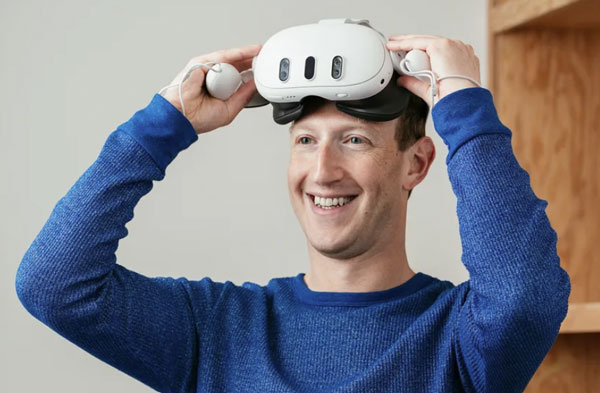 扎克伯格：Vision Pro搞的Meta都搞过，产品理念Quest更务实，确保实惠