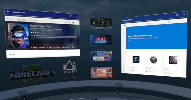 Windows 10 21H2更新为Windows MR带来Infinite Expanse