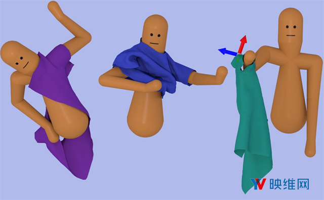 让虚拟角色更自然地穿衣服，研究员用AI解决角色和服装之间复杂交互