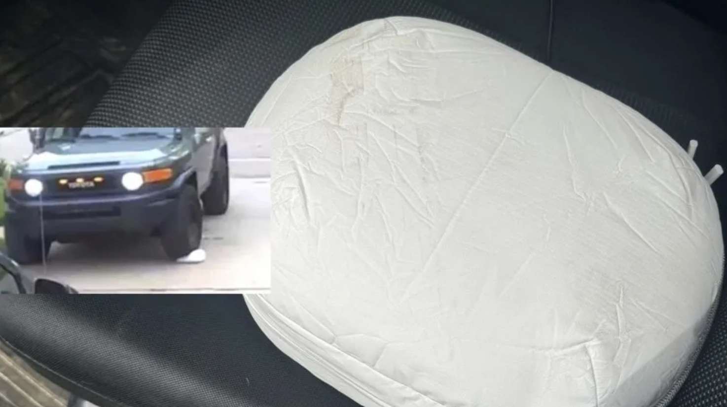 事故显示Vision Pro收纳箱能扛住SUV汽车碾压