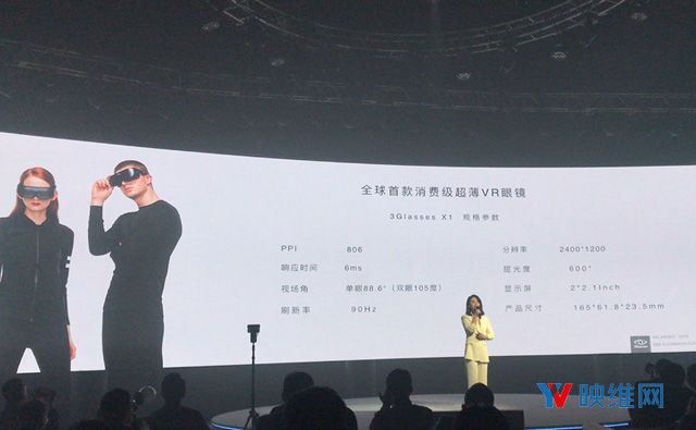 售价1799，3Glasses发布超薄VR头显X1，套件售价2998