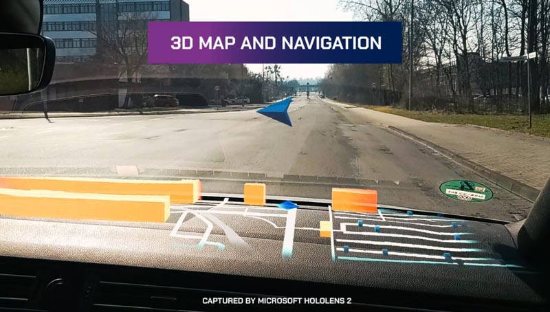 微软与大众合作，将HoloLens 2应用于汽车驾驶，开辟全息驾驶潜能