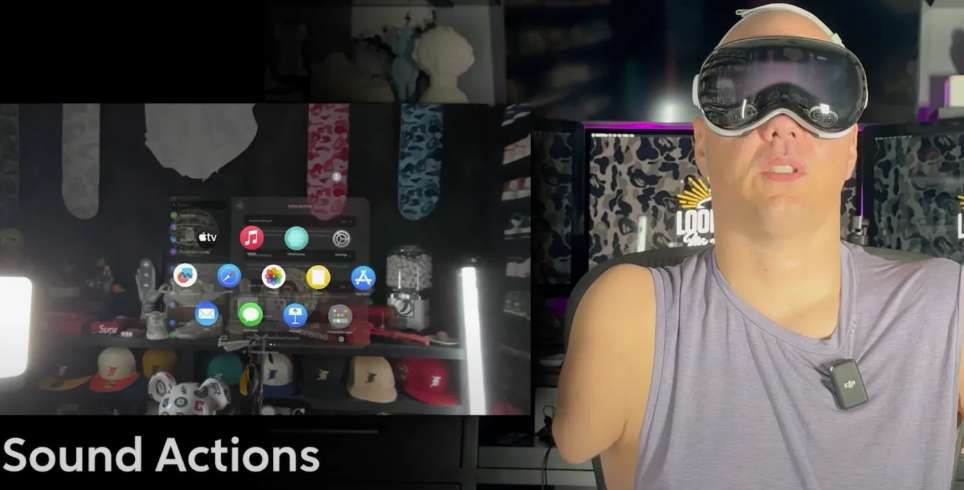 残障人士探索只用声音控制开玩Vision Pro头显