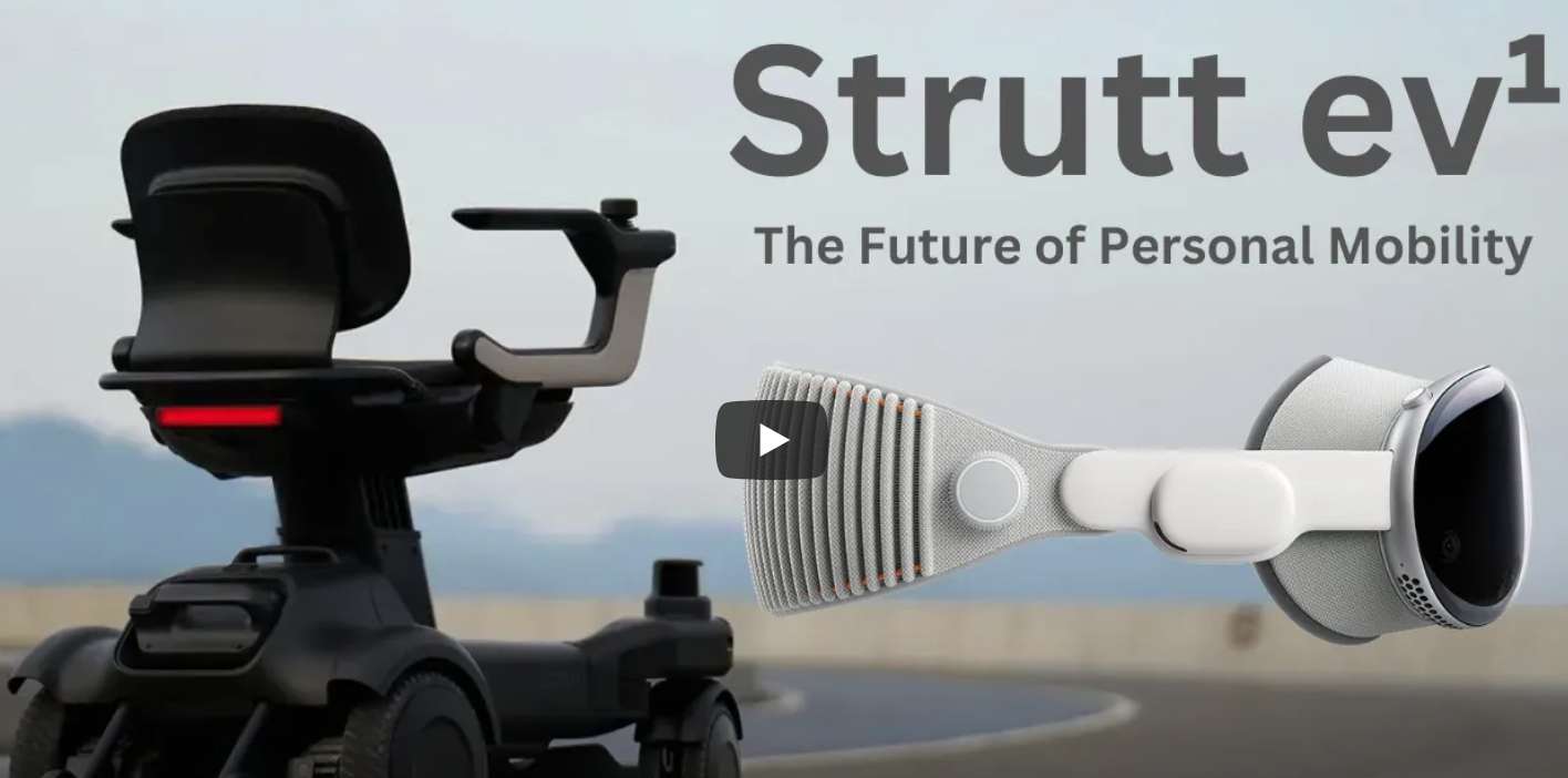STRUTT用Vision Pro控制残疾人轮椅行动