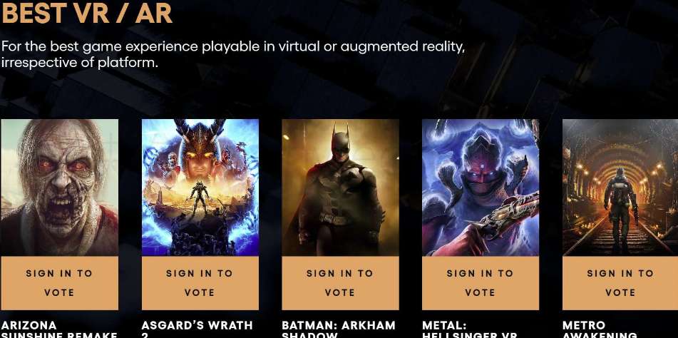 《Batman: Arkham Shadow》荣获TGA 2024最佳AR/VR游戏