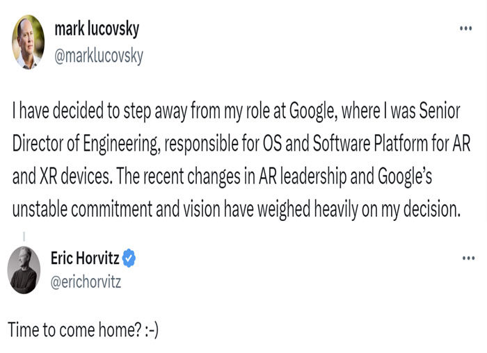 前Meta、谷歌XROS负责人Lucovsky或将重返微软工作