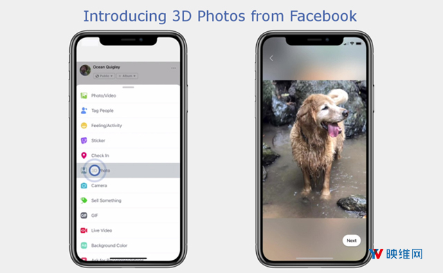 Facebook正式推出3D图片，支持在VR中浏览