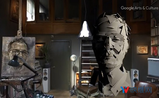 英国肖像画家用Tilt Brush在VR中探索雕塑