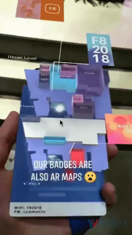 Facebook F8大会AR胸卡了解一下？