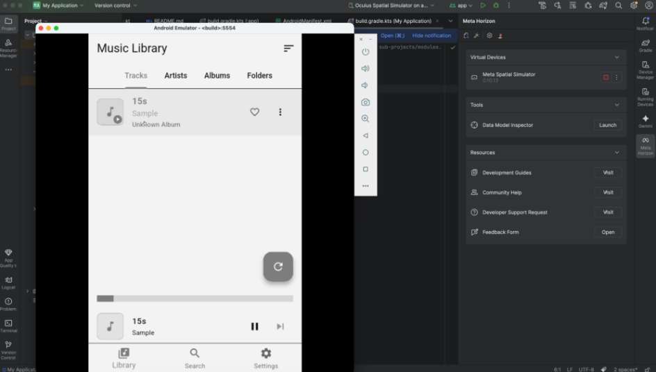 Meta推出Spatial Simulator，在Android Studio直接模拟测试Horizon OS应用
