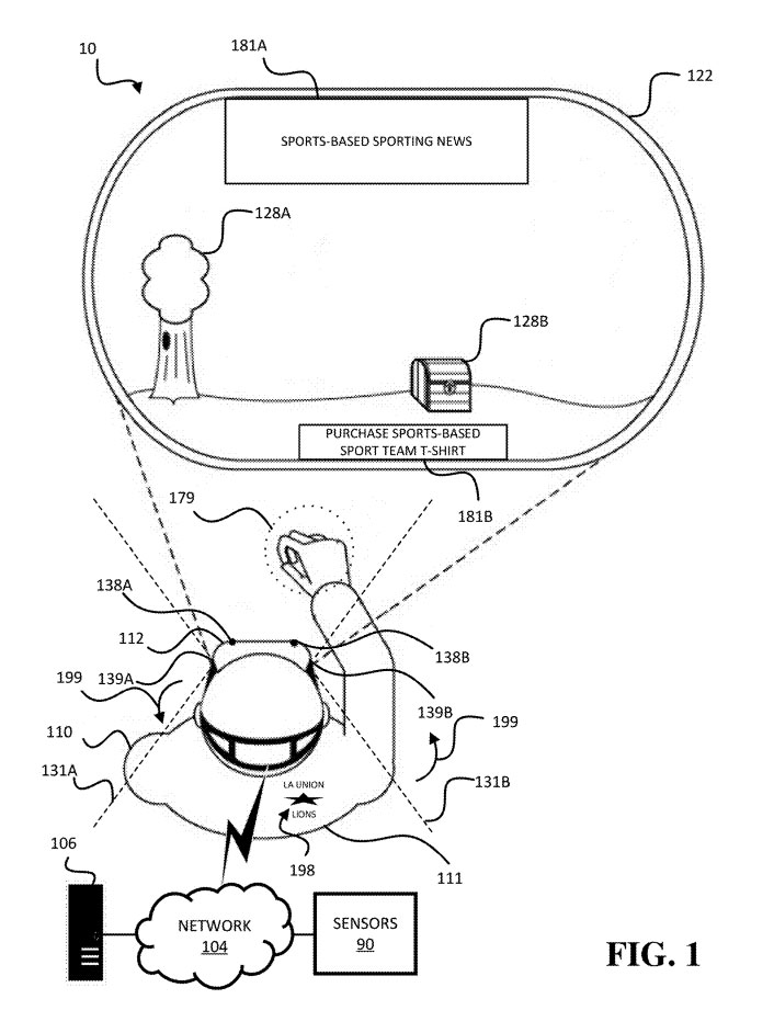 Meta VR专利探索根据肢体动作来启动调用体育App应用