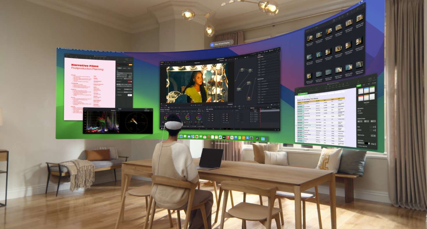 苹果正式向Vision Pro用户推送visionOS 2.2