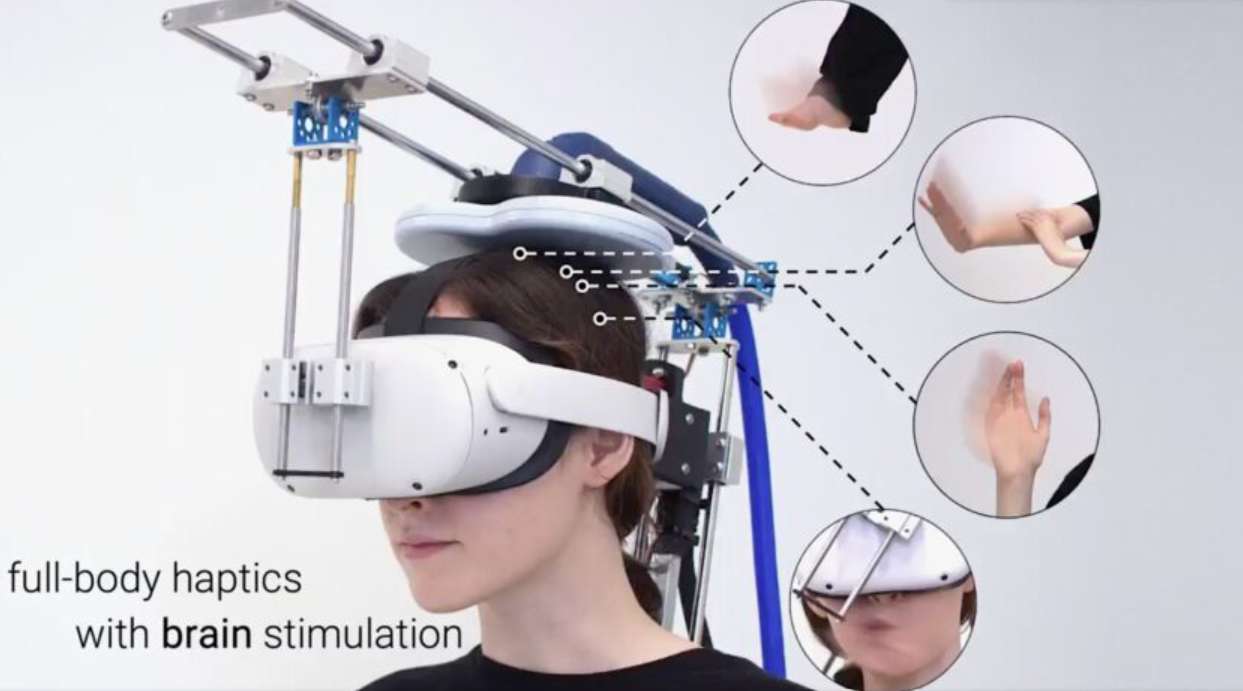 研究员通过刺激大脑在多个身体部位呈现XR触觉效果